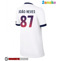 Ženske Nogometnih dresov Paris Saint-Germain Joao Neves #87 Gostujoči 2026-27 Kratki rokavi